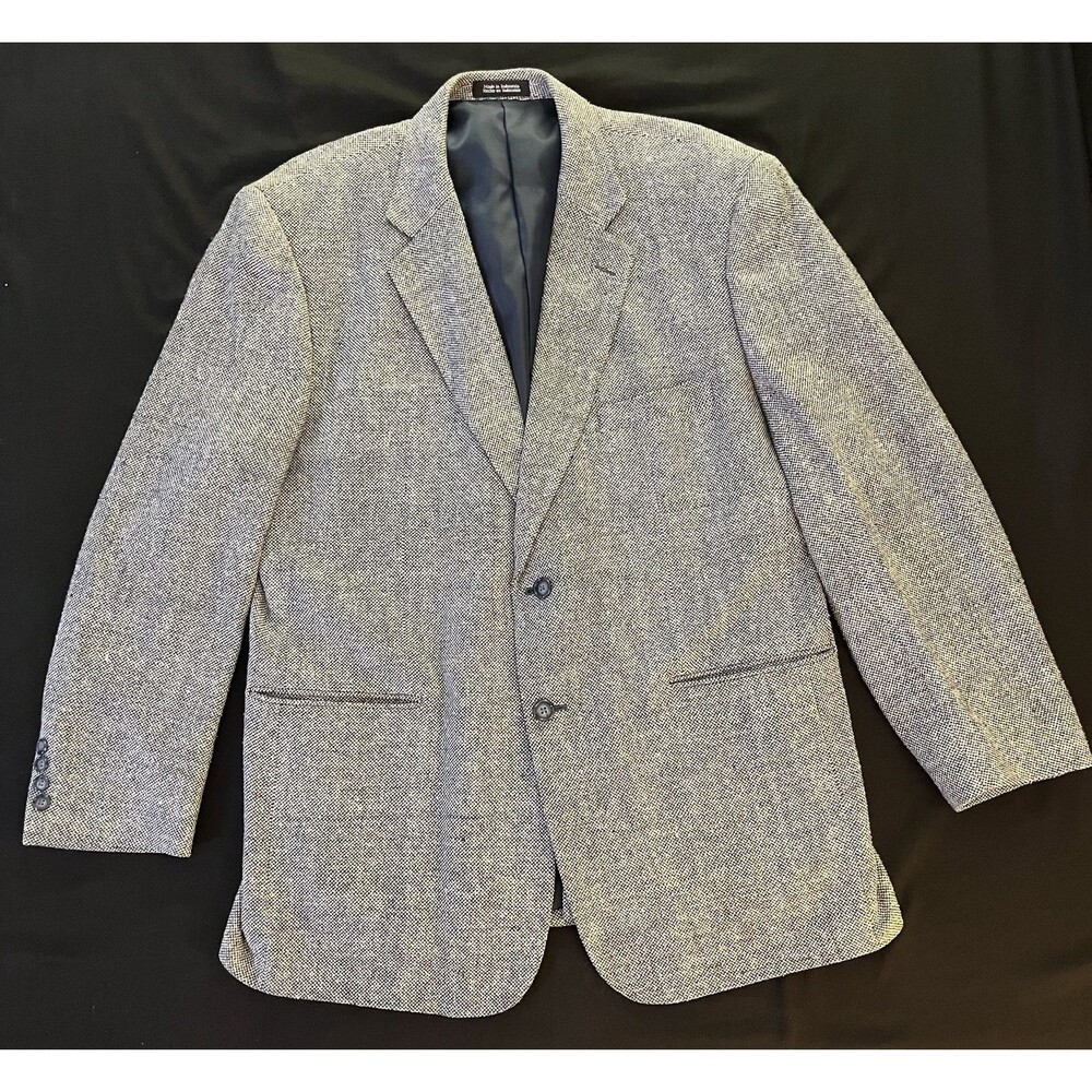 Vintage Towncraft 100% Silk Blazer Jacket Men's Sport Coat RN 93677
